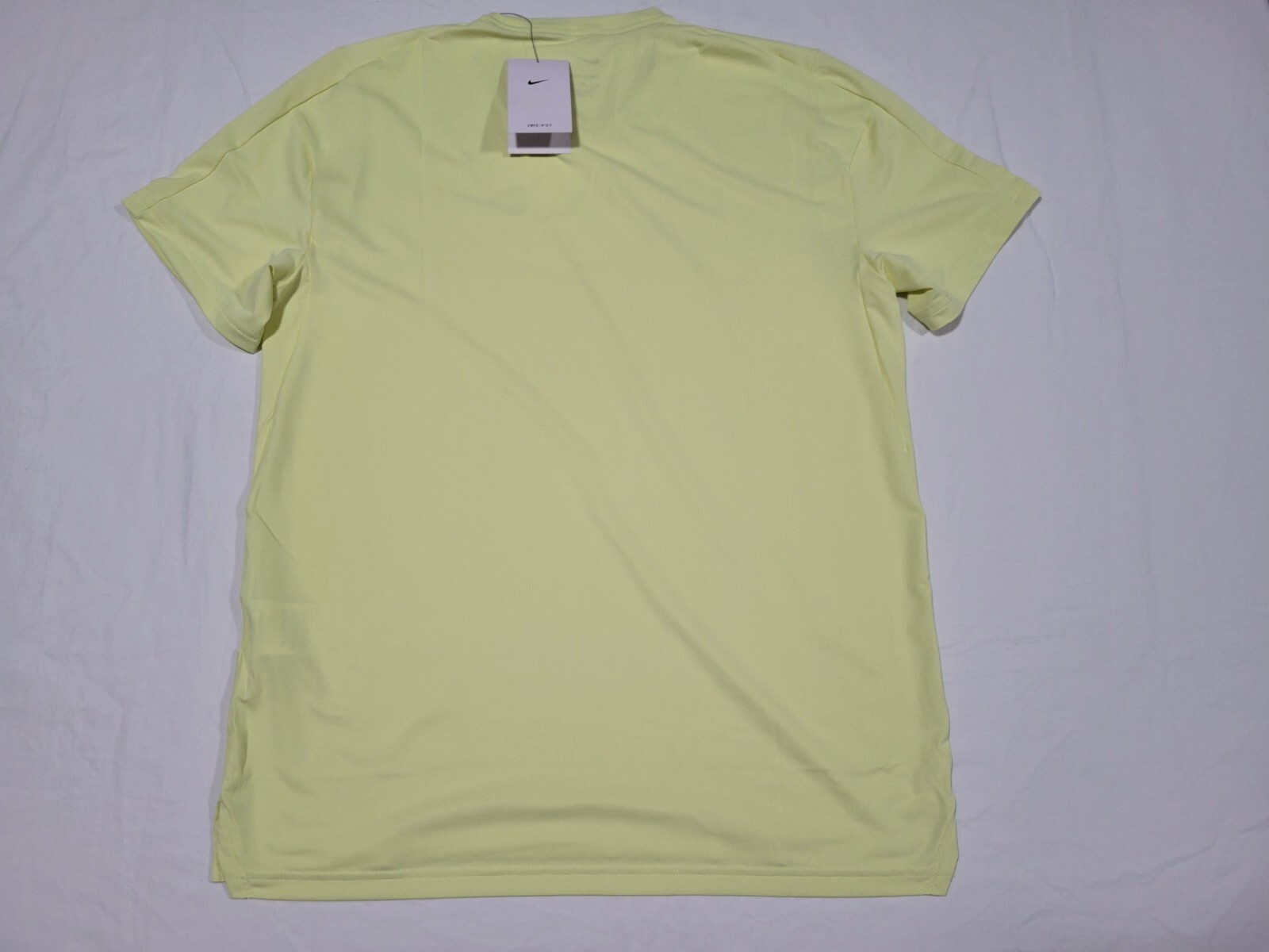 Nike Pro Mens Shirt Training Running Fitness Gym Dri-Fit Yellow CZ1181-331