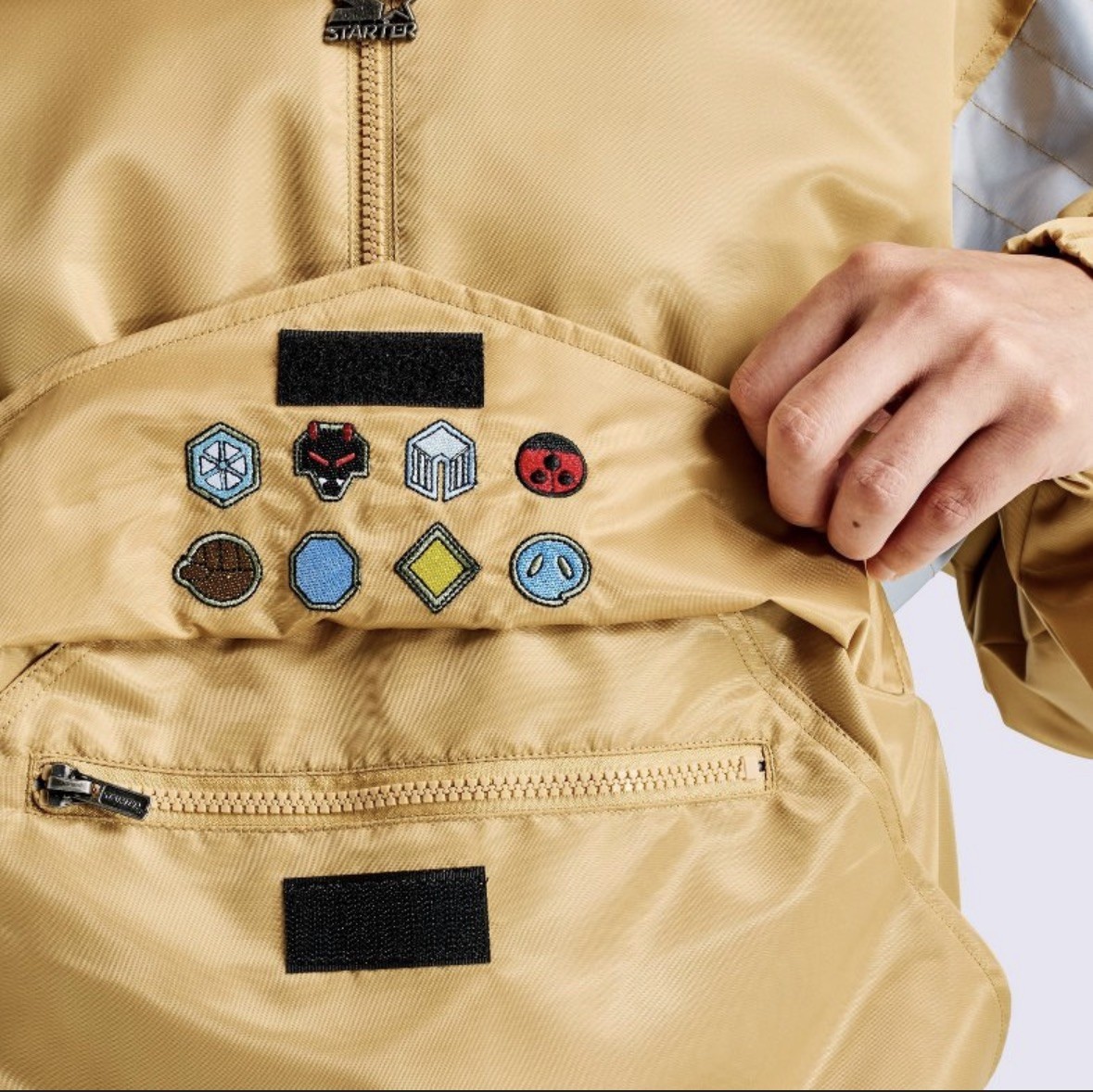 🔥Pokemon x Target Starter Pullover Jacket Gold JOHTO Region Size XXL ✅Preorder✅