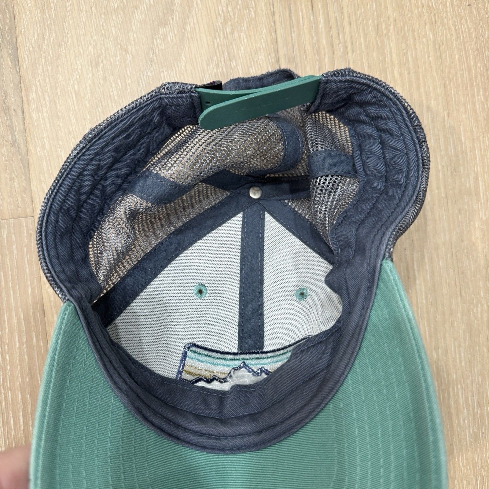 Patagonia Lo Pro Trucker Hat Logo Mesh Cap Green Snapback 100% Organic Cotton