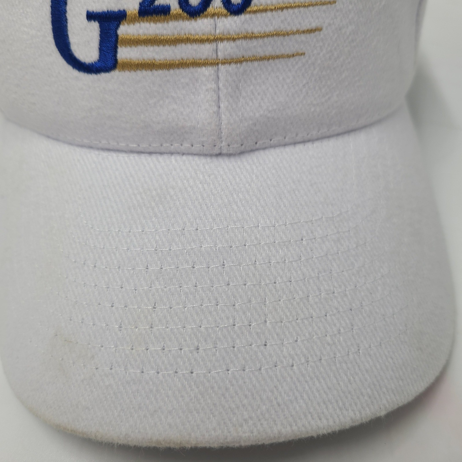 Vintage Gulfstream Hat Strapback White G200 Aviation Jet Plane Pilot Casual Men