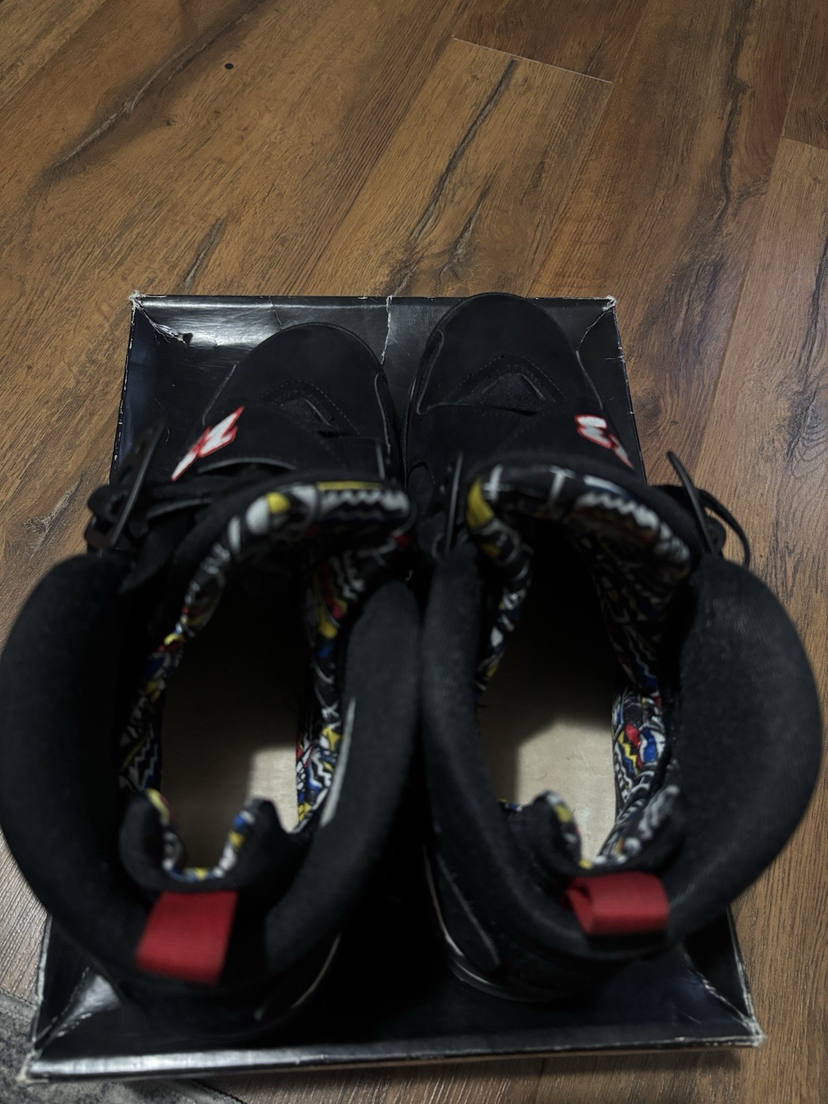 Air Jordan 8 Playoff 2023 Size 12 Bred Red Thunder