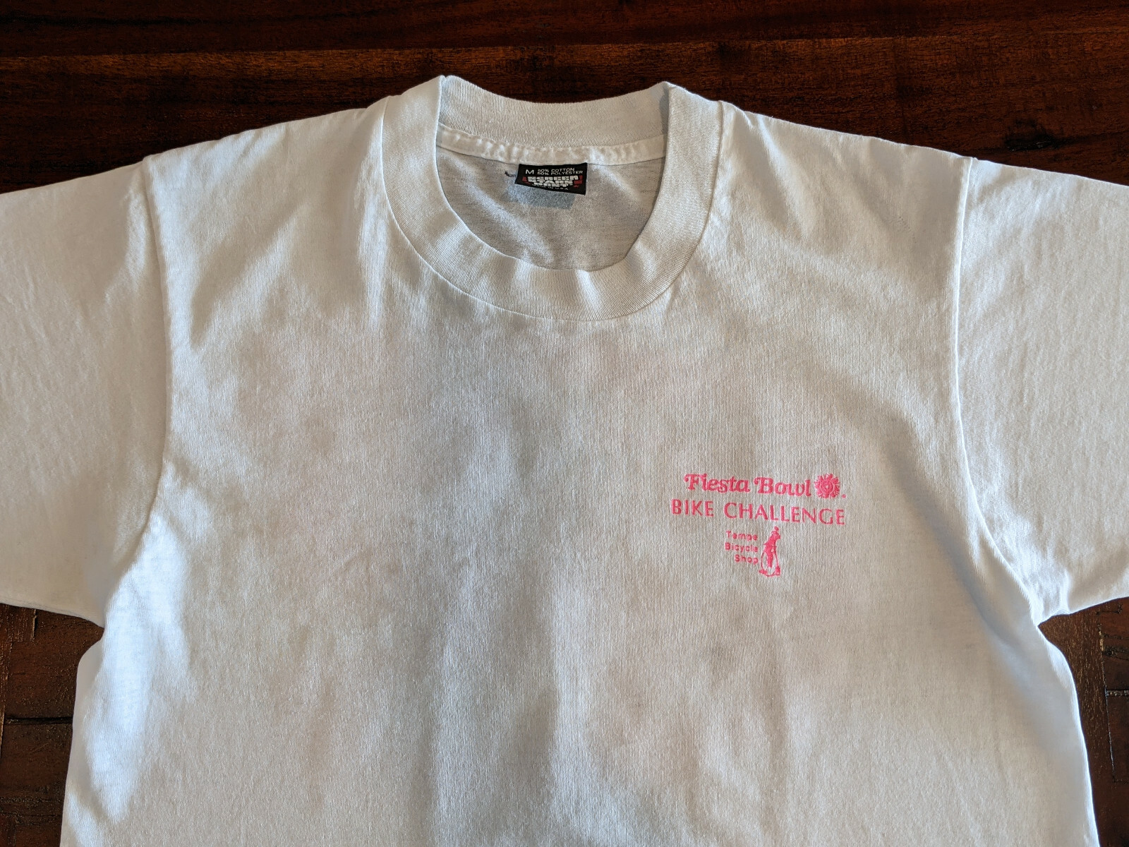 Vintage 80s / 90s Fiesta Bowl Bike Challenge T-Shirt Size M Single Stitch USA