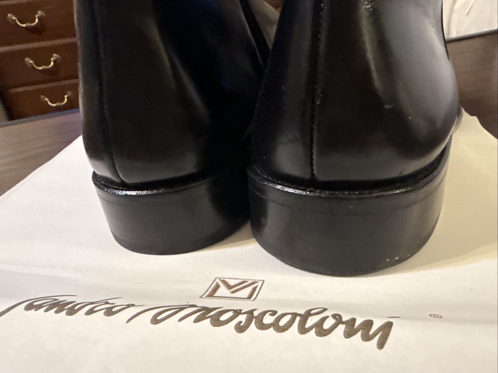 Sandro Moscolini Men’s Echo Black Size 13 Dress Shoes