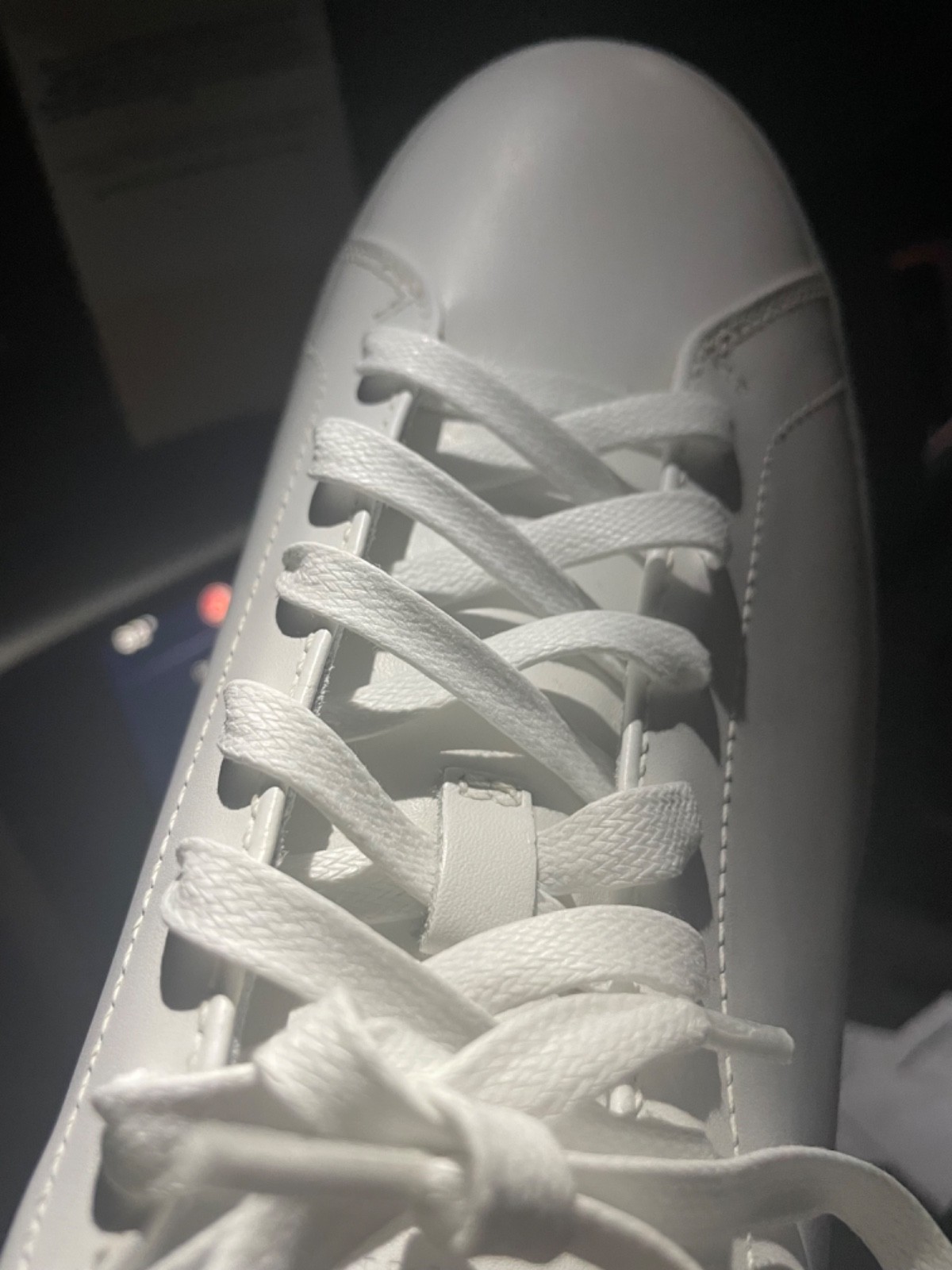 BRAND NEW Peter Millar Casual Leather Sneakers – Men’s Size 9.5 – White