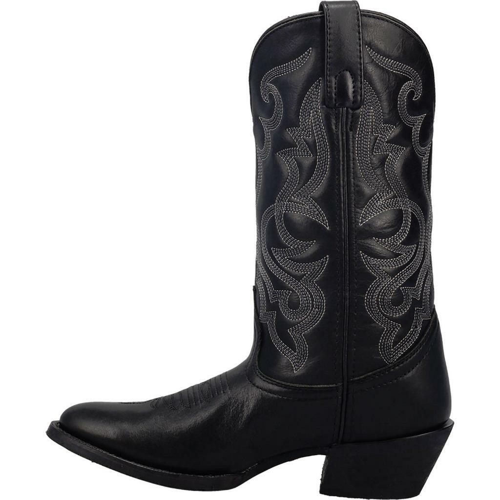 LAREDO MADDIE 11″ BLACK WOMEN’S LEATHER WESTERN BOOTS M/W 6-12 51110