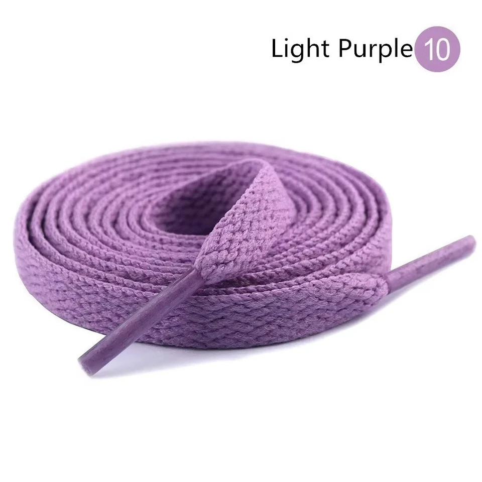 1 Pair Flat Shoelaces Replacement Shoe Laces for Sneakers Casual Sports Shoes