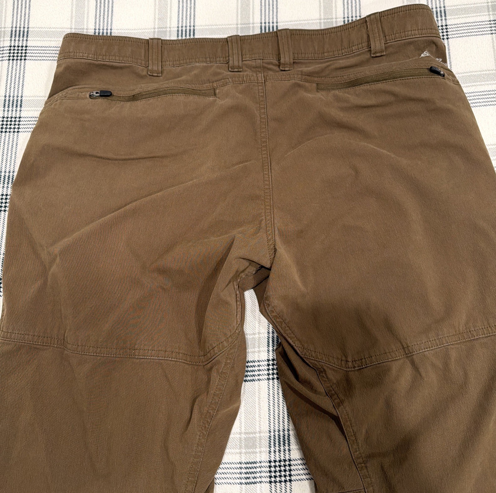 Eddie Bauer First Ascent Pants Men 36×30 Brown Guides Day Off Tactical Hiking