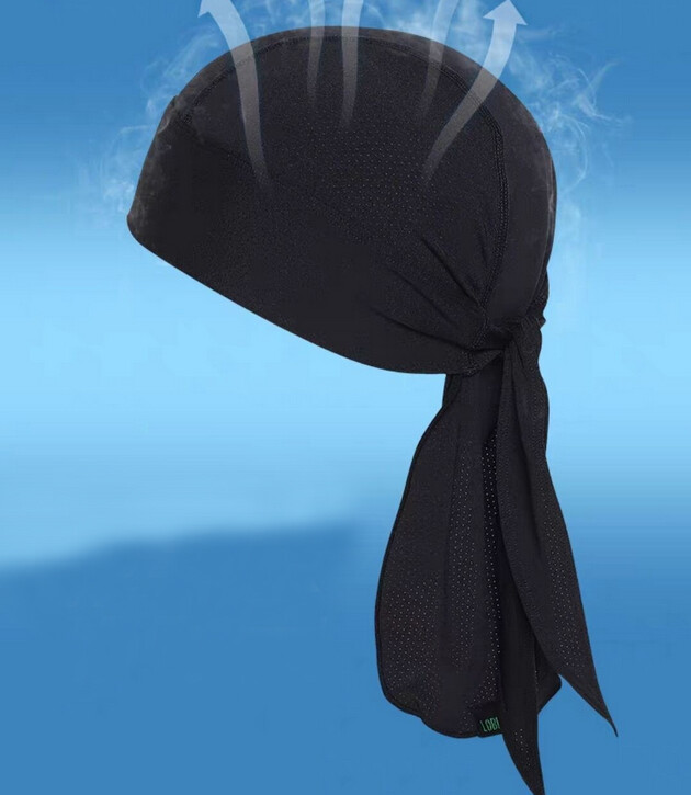 Motorcycle Wrap Biker Du Do Black Bandana Paisley Doo Rag Head Skull Cap Durag