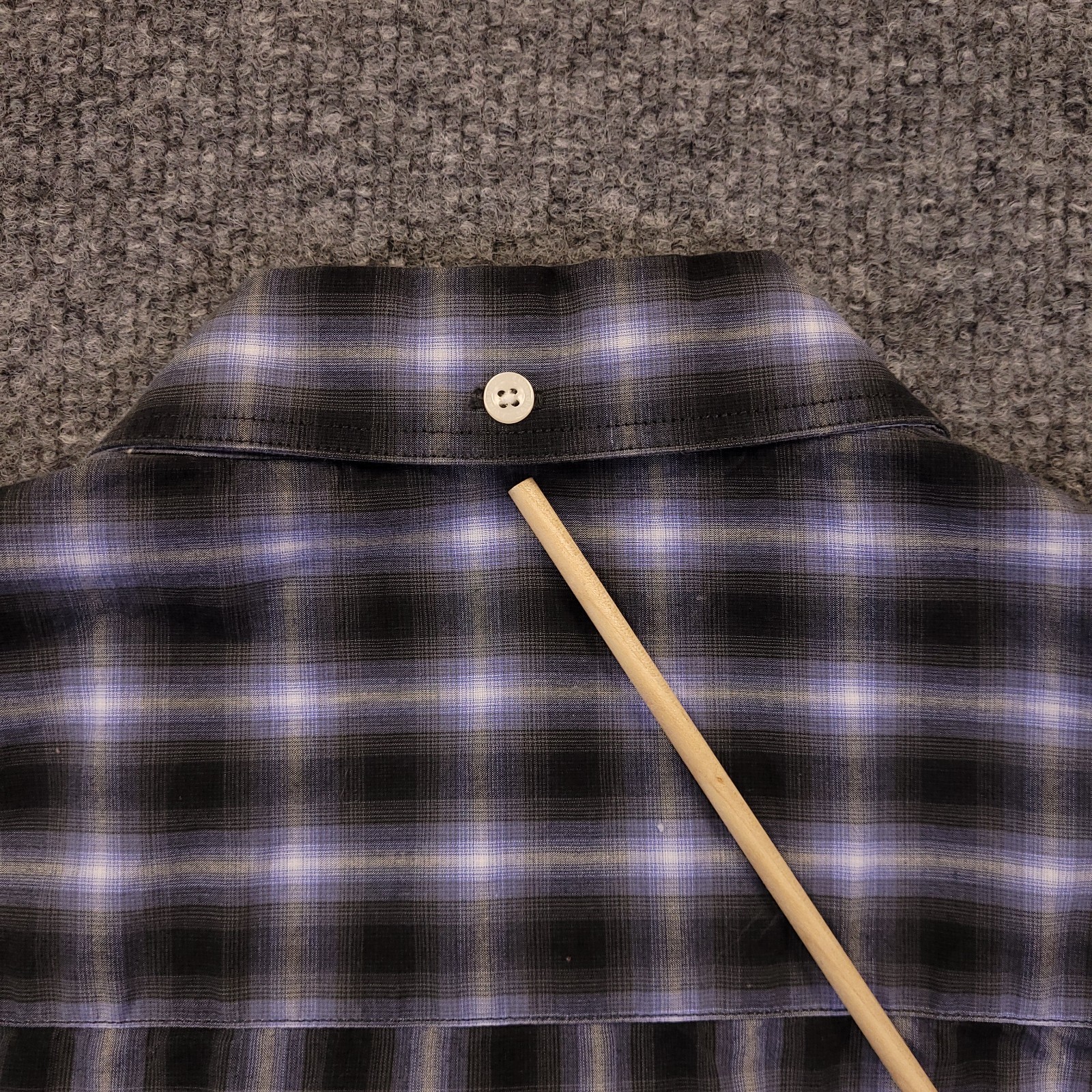 7D 7 Diamonds Higher Ground Shirt Mens Small Abstract Windowpane Cotton
