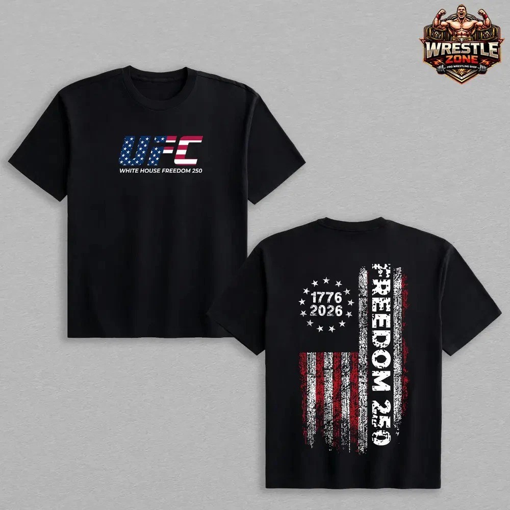 UFC White House Freedom 250 Tee, Freedom 250 Crewneck T-shirt Top Gift for UFC