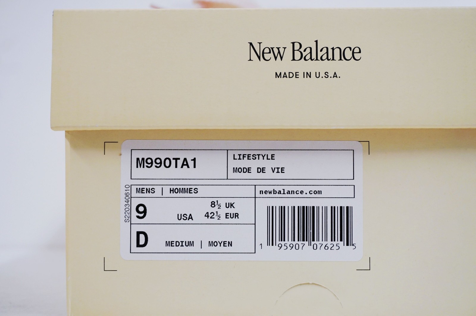 New Balance X Teddy Santis NB 990v1 M990TA1 Marblehead Incense Made In USA