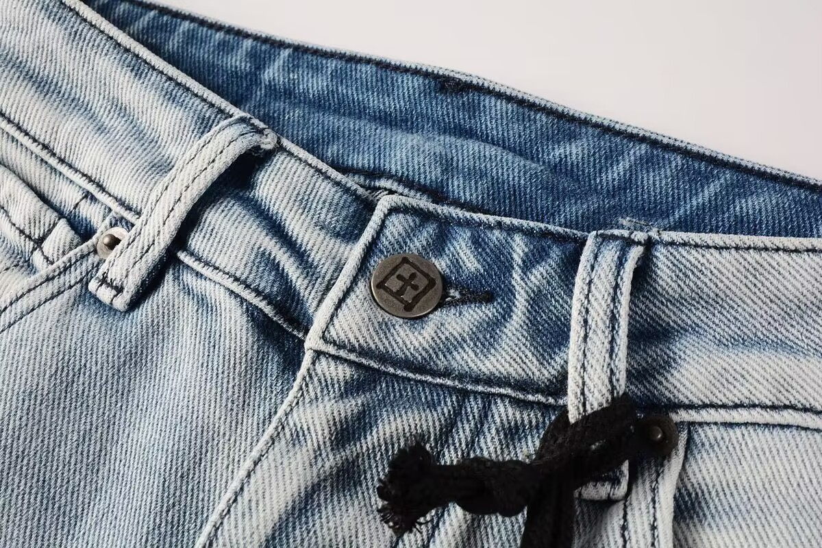 NEW KSUBI Men’s Ripped Pants Casual Fashion Skinny Jeans