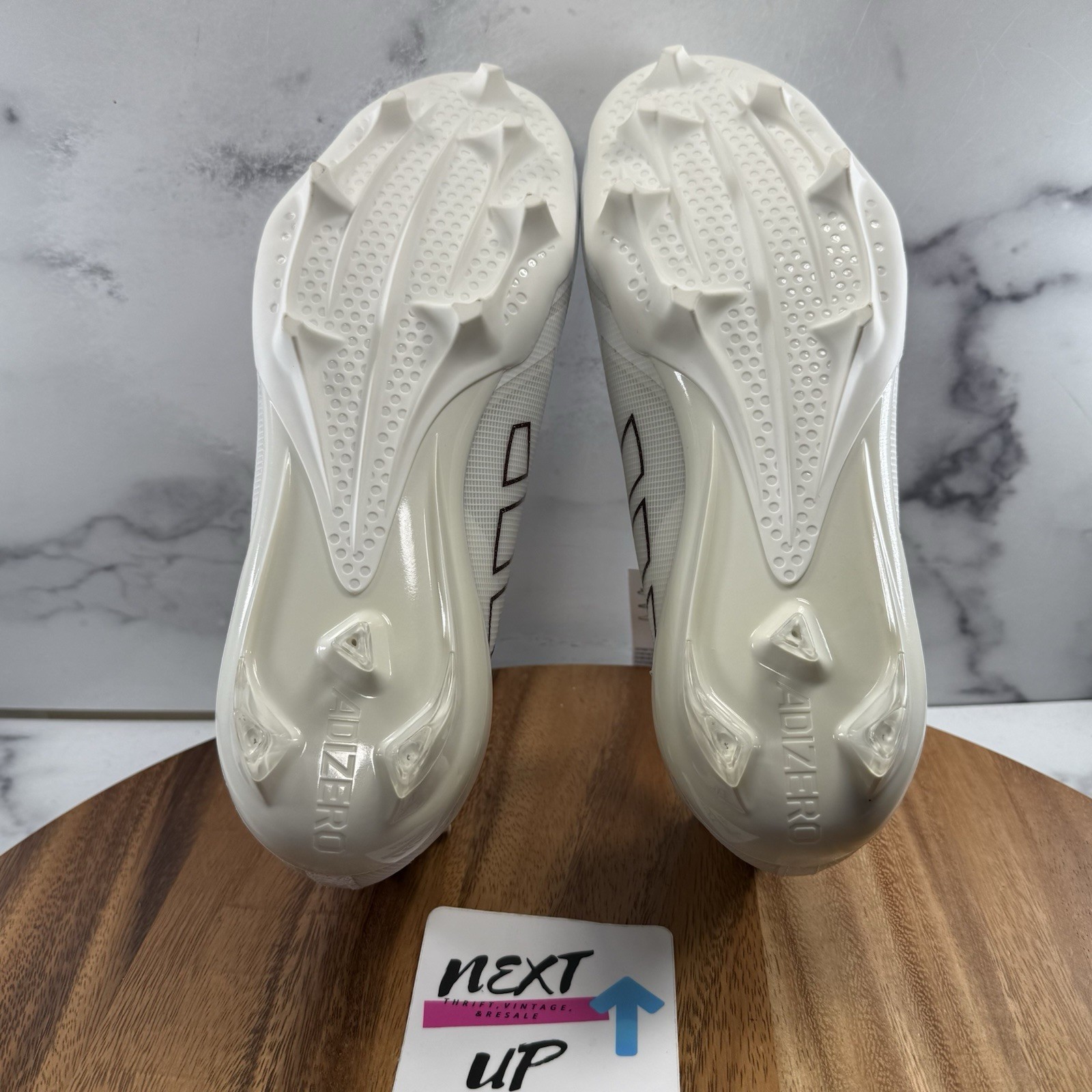 adidas Adizero Electric IE6289 Football Cleats White nby Maroon MULTIPLE SIZES