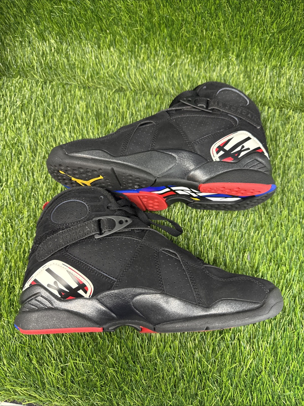 Air Jordan 8 Retro Playoffs 2023 Size 6 Men , 7.5 women Black White Red