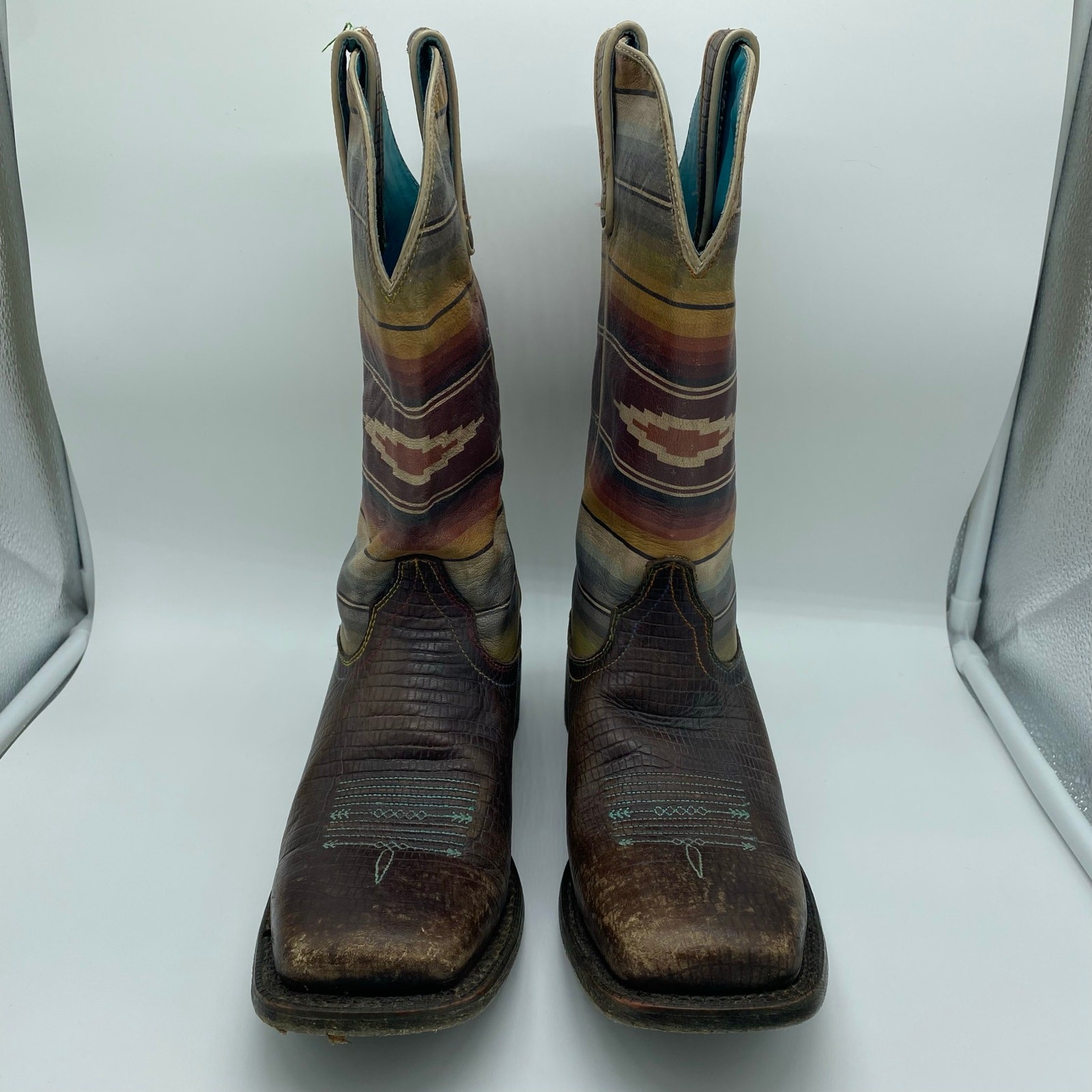 Ariat Circuit Savanna Western Mid-Calf Cowboy Boots Rodeo Women’s size 8.5