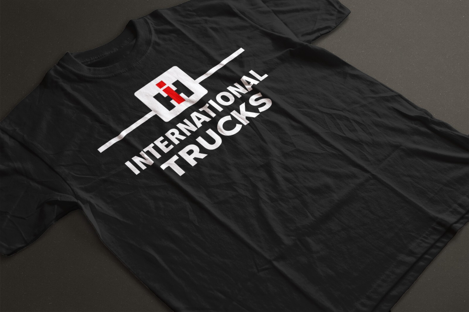 Retro International Trucks Men’s Black T-Shirt Sizes S M L XL 2XL 3XL 4XL 5XL