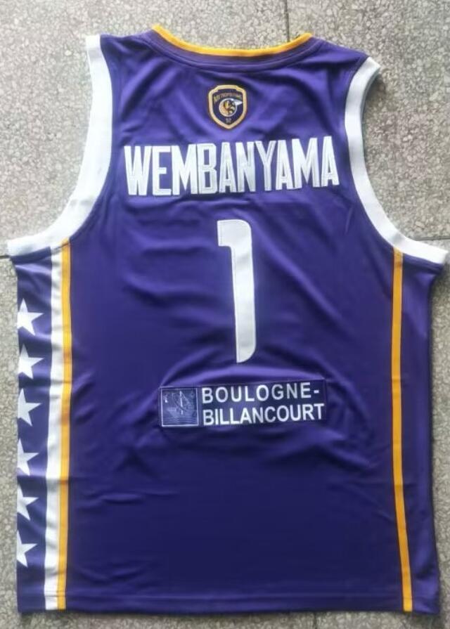 METS 92 Victor Wembanyama METS92 #1 Jersey Adult size
