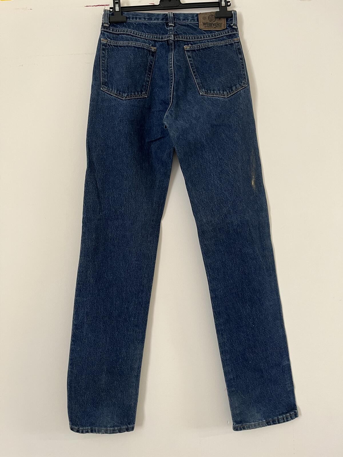 Wrangler Jean Blue Denim 29×34 Straight Leg Grade B #100