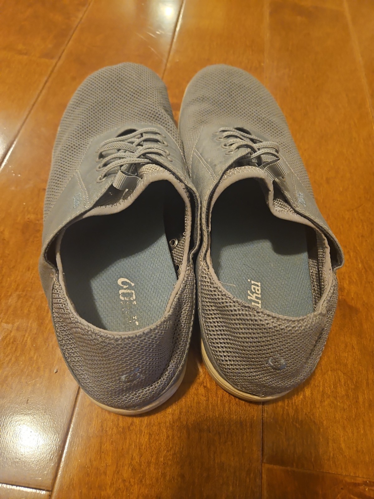 Olukai Nohea Moku Men’s Size 12 Gray Moccasin Loafers