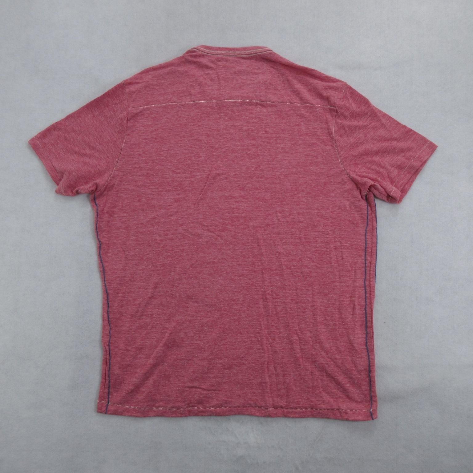 Tommy Bahama Shirt Mens XL Red Relax Crew Neck Cotton Blend Tee New DEFECT