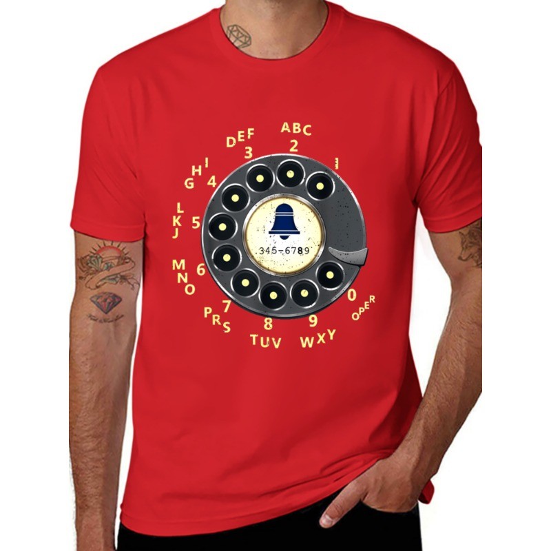 Vintage Retro Rotary Dial Telephone T-Shirt