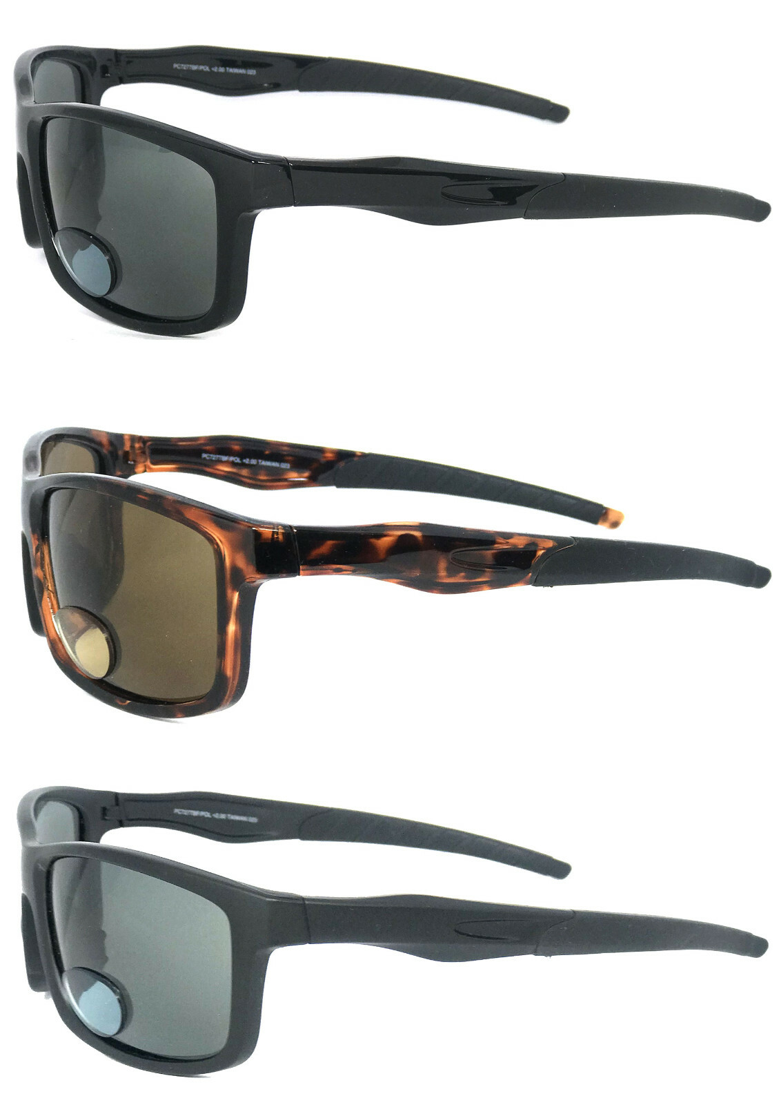 POLARIZED BIFOCAL READING SUN GLASSES BF216 UV400 +1.50, +2.00, +2.50, +3.00