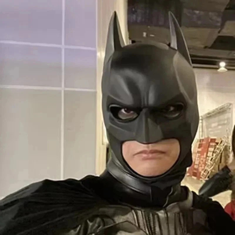 2026 NEW Batman Full Mask With Cowl Adult The Dark Knight Rises Cosplay Props