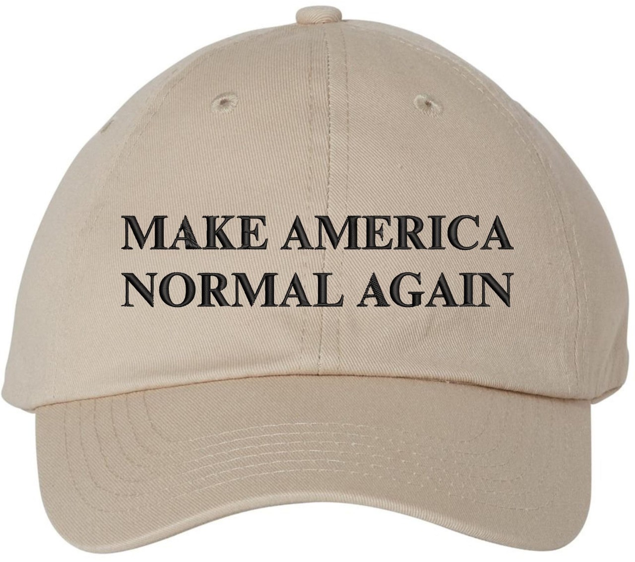 Make America Normal Again Embroidered Dad Hat | Funny Political Baseball Cap