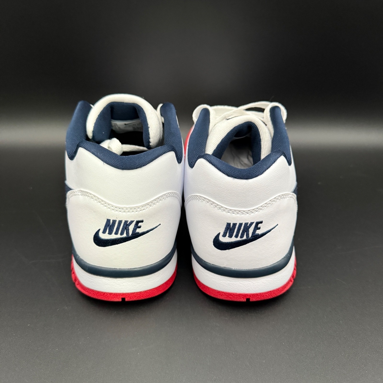 Nike Cross Trainer Low White Gym Red Blue Retro Sneakers CQ9182-101 Mens Size