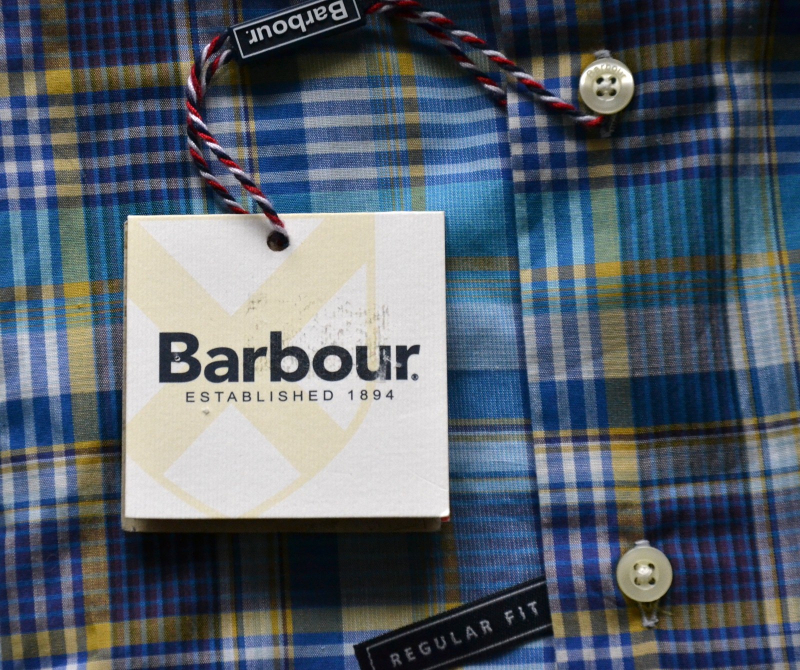 NEW BARBOUR ELLISON Men’s Shirt Men’s Summer Shirt Size 2XL Short Sleeve BIG SIZE