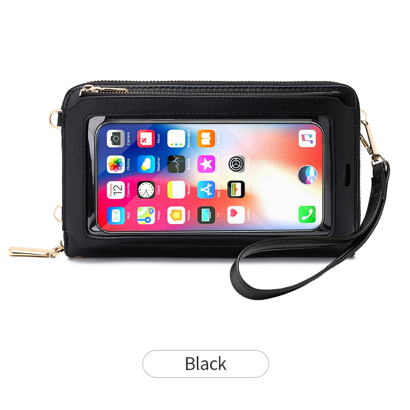 Women Touch Screen Crossbody Cell Phone Bag Wallet Pouch Purse Shoulder Case POP