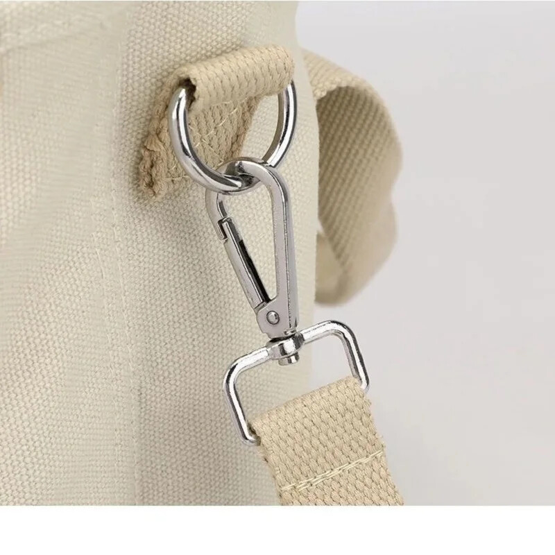 Women Canvas Tote Bag Large Capacity Handbags Shoulder Bags Zip Crossbody