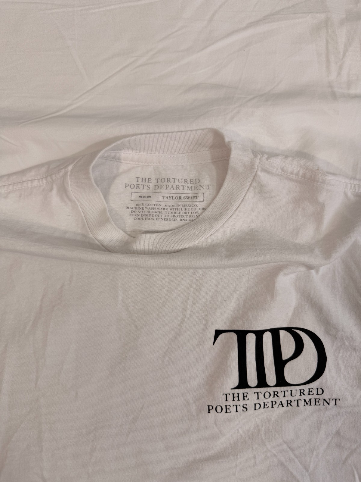 Official Taylor Swift “The Tortured Poets Department” Small Tee Women’s
