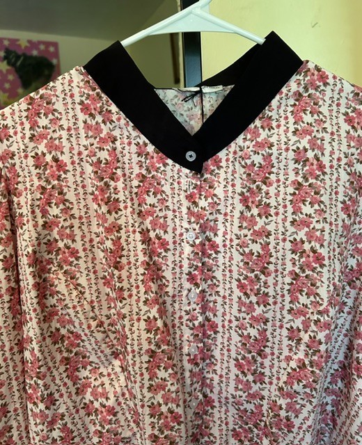 Batsheva Victorian Style Grace Blouse in Laura Ashley Fabric NWT