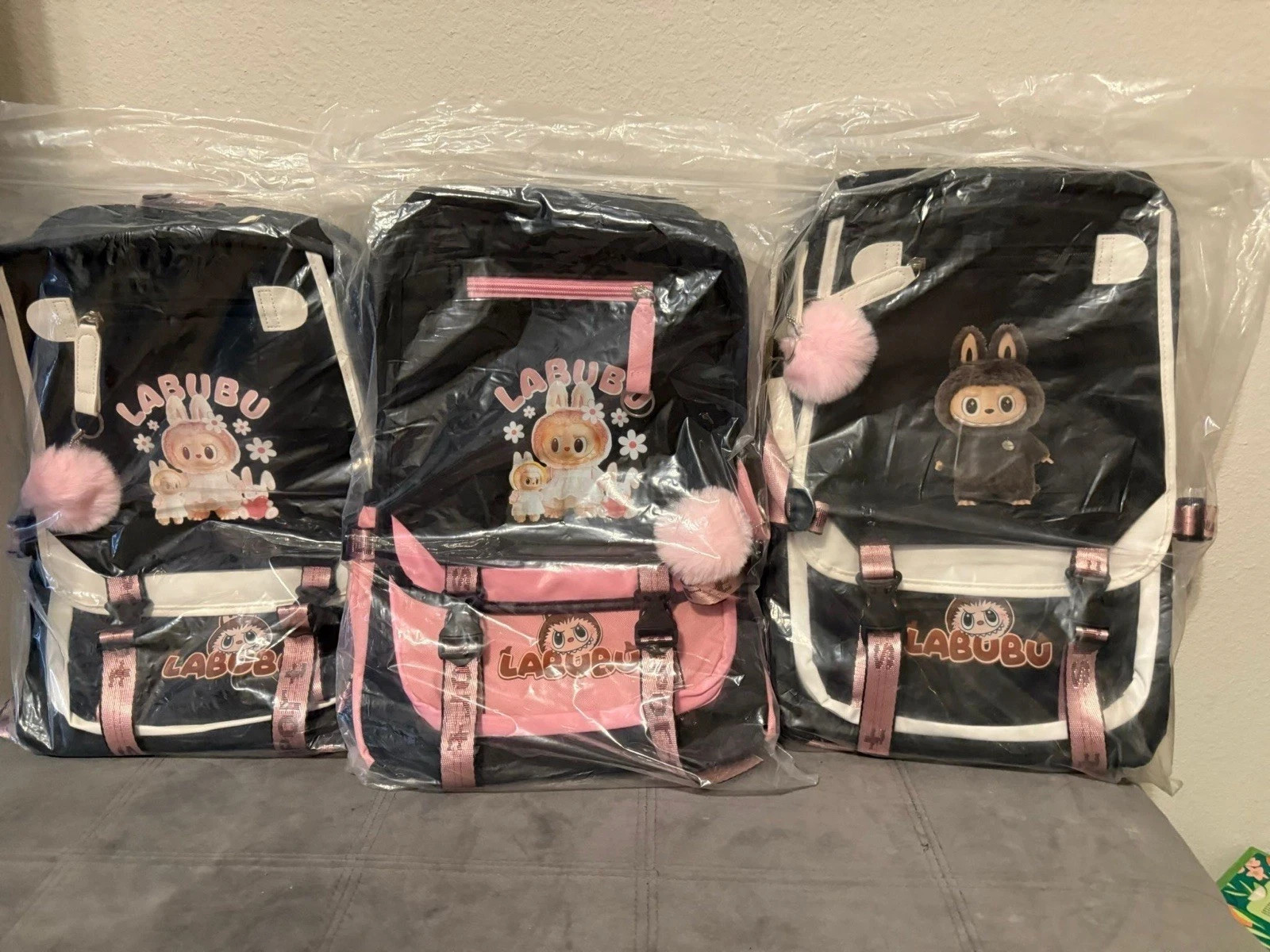 Labub- Bag Cartoon School For Kids Large Capacity Backpack 2025NEW 42cm