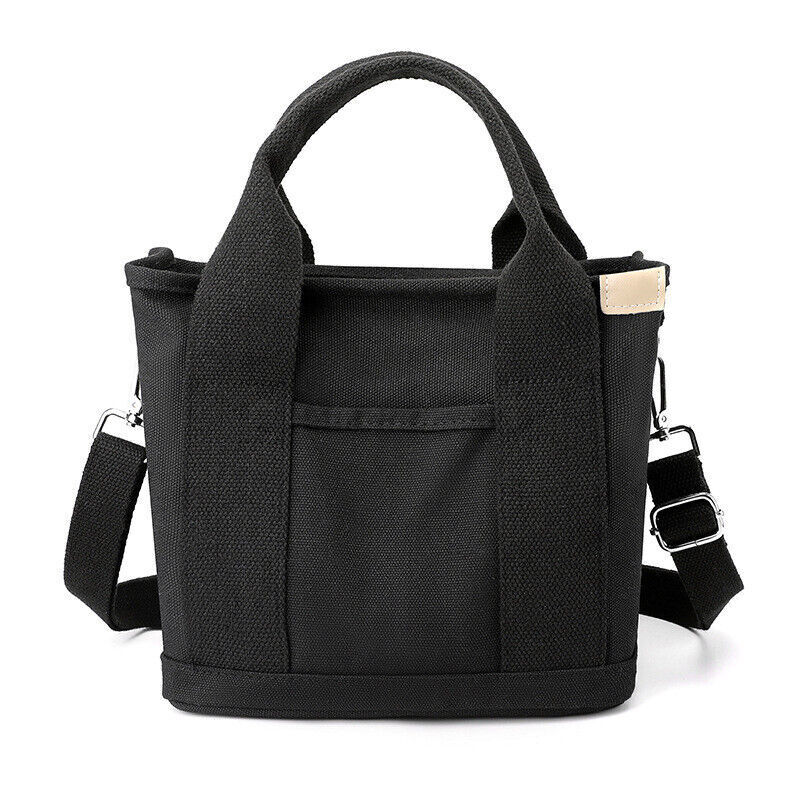 New Women Large Capacity Handbags & Shoulder Bags Canvas Tote Bag Zip Crossbody