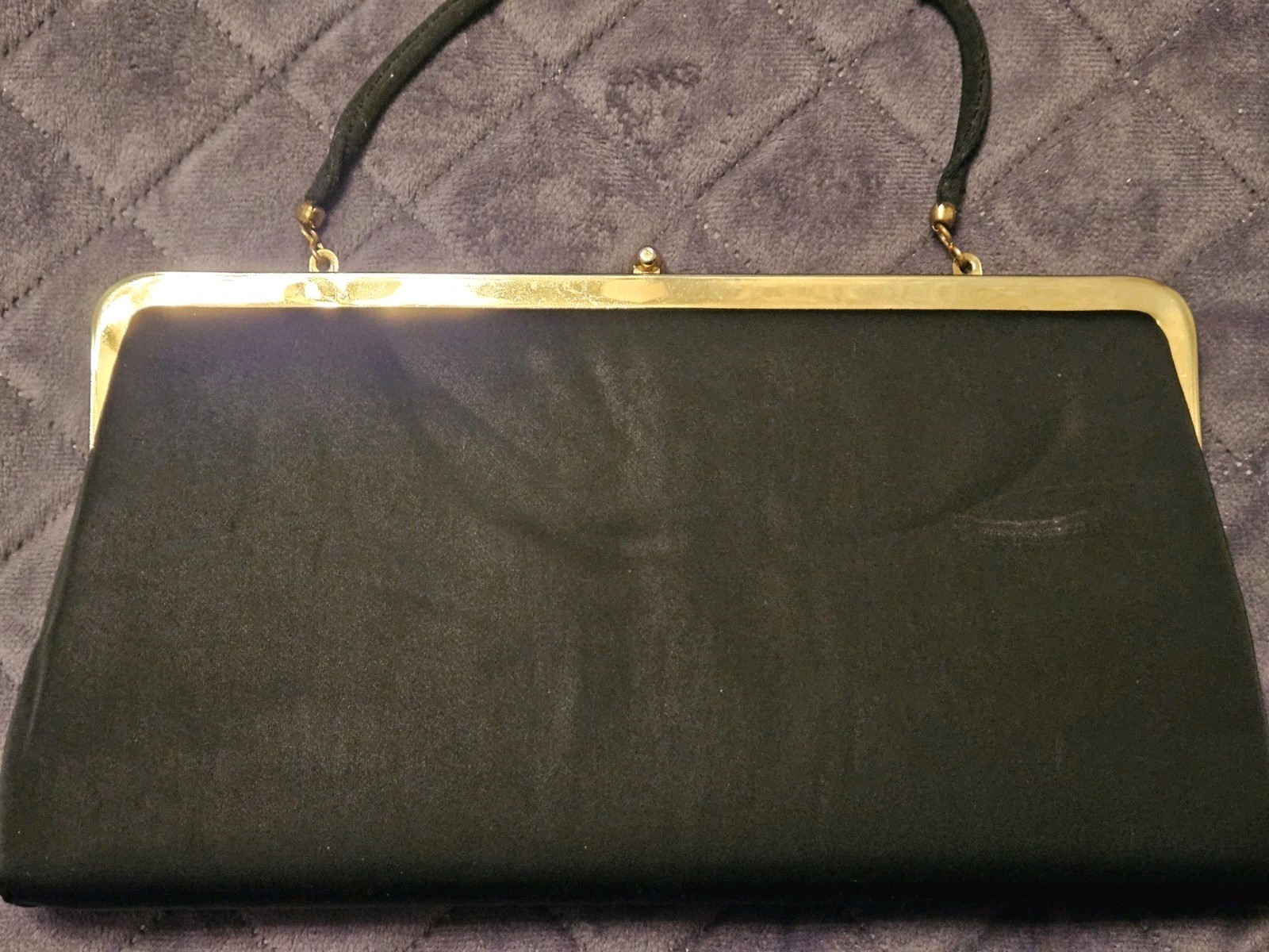 Vintage Black Evening Purses Set of 2 (Buyer takes both)