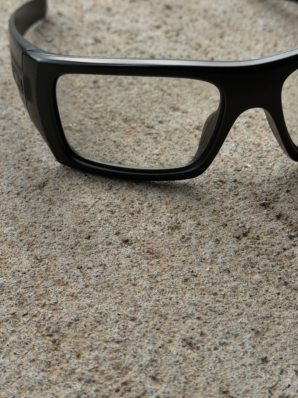 Oakley SI Industrial Det Cord Sunglasses OO9253-07 Matte Black W/ Clear Lens