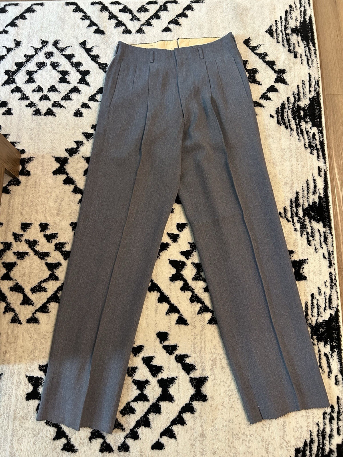 Vintage 40’/50’s Steel Blue Fleck Suit Rockabilly