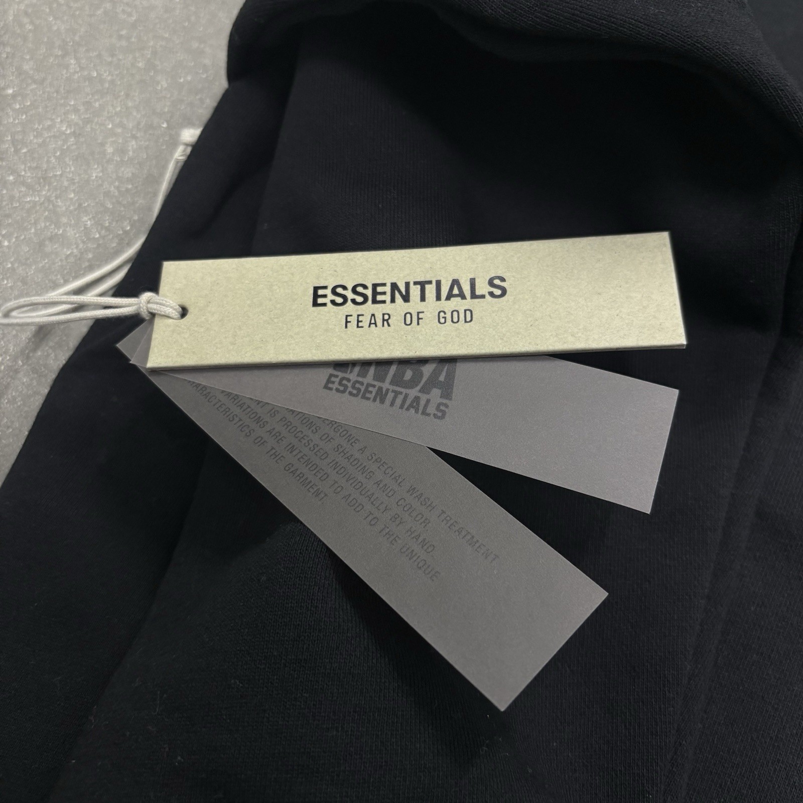 NEW AUTHENTIC Fear of God Essentials NBA Hoodie Black SS25 Size XS-L