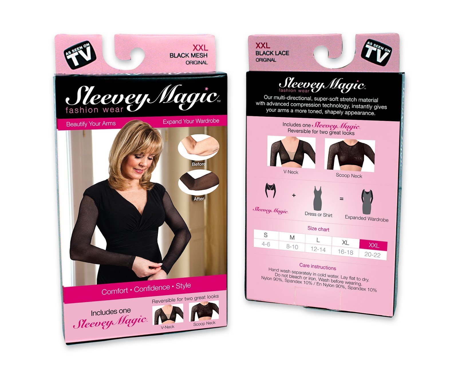 Sleevey Magic Womens Arm Toning Garment ,Arm Slimmer Size: S – M – L – XL- XXL