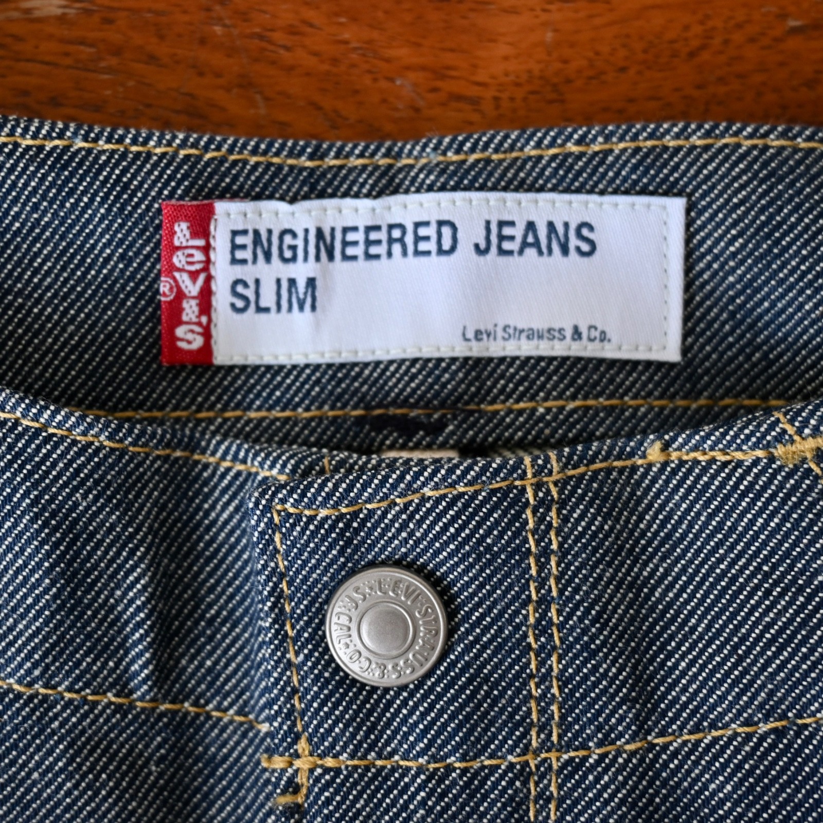 DEADSTOCK, 2000s Levi’s ENGINEERED JEANS “ORGANIC SLIM CUT”, made in Japan, 29