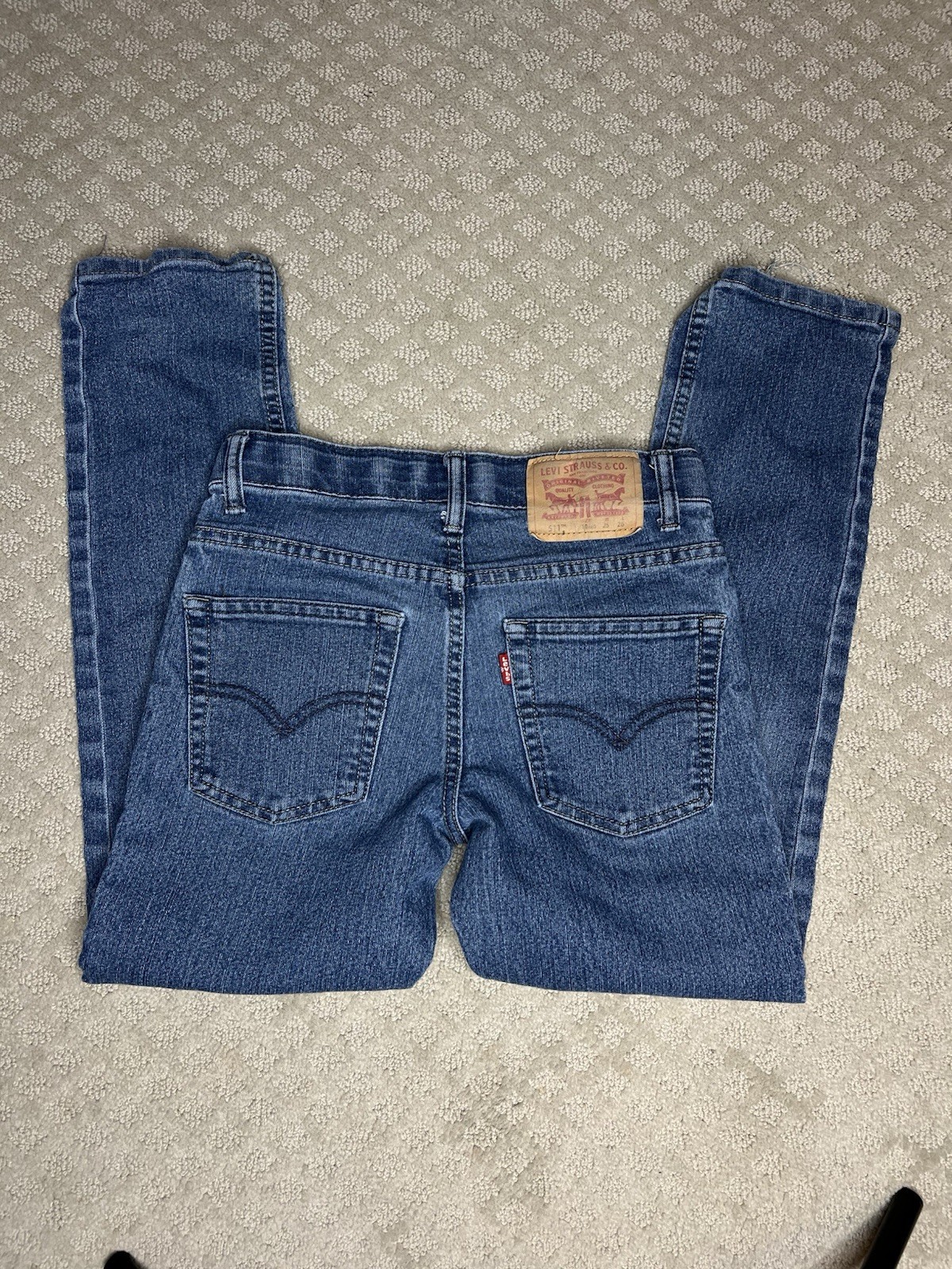 Levi’s 511 Boys Stretch Jeans Size 10 Reg 25×26 Adjustable Waist Blue