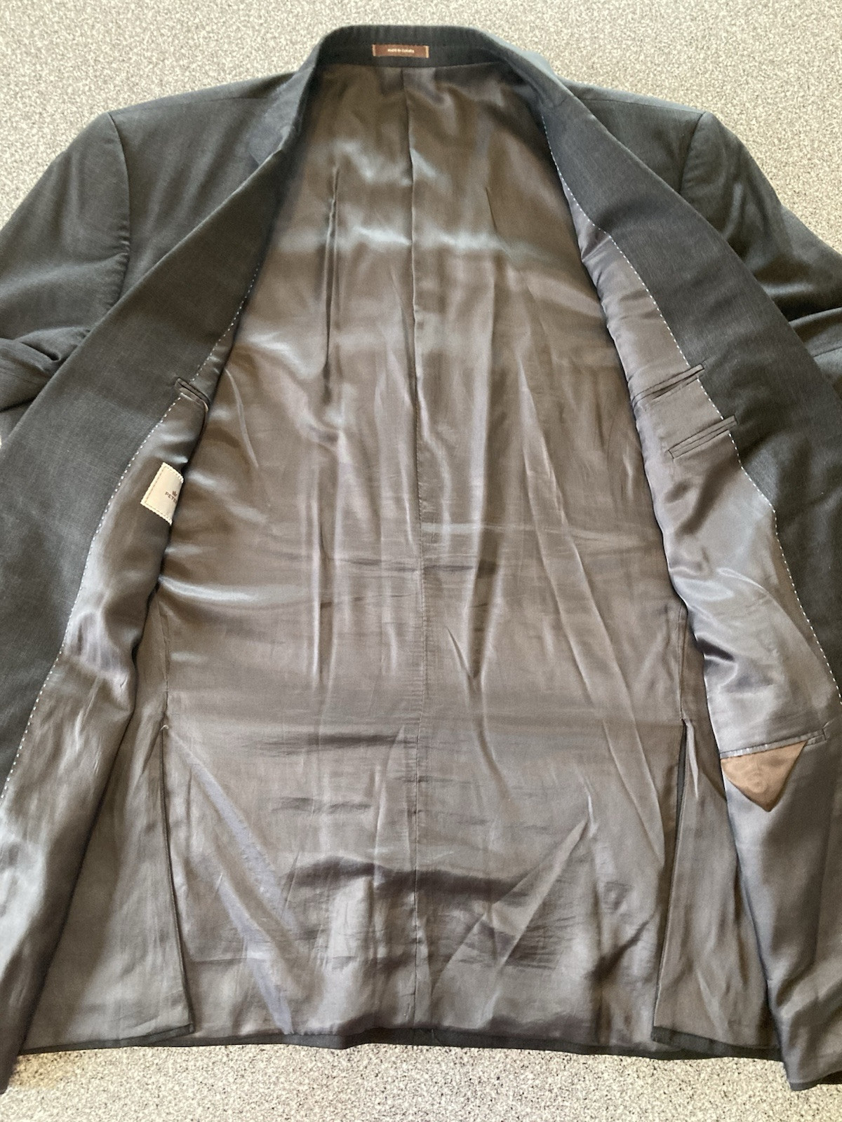 READ 2 Piece: Peter Millar Suit Men 48T Grey Wool Stretch 2 Button+Pants 40×28