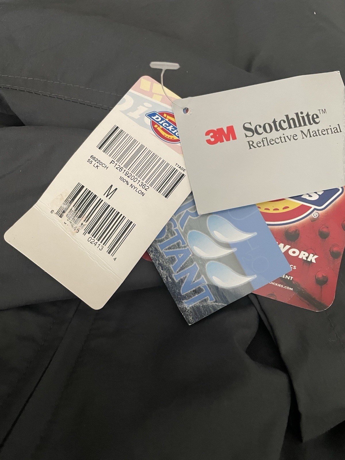 Dickies Utility Jacket, Men’s Water Resistant 3M Scotchlite Reflective Jacket/M