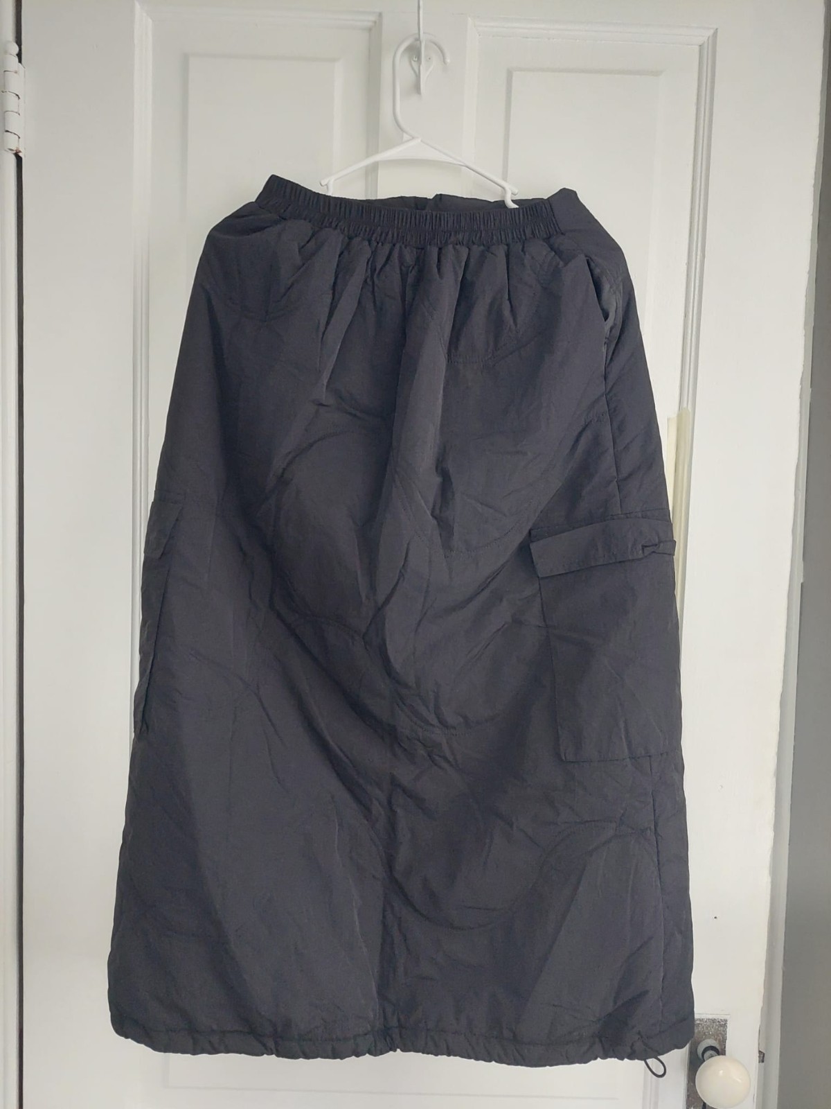 ChouYatou Womens Winter Cargo Padded A-Line Insulated Skirt-L