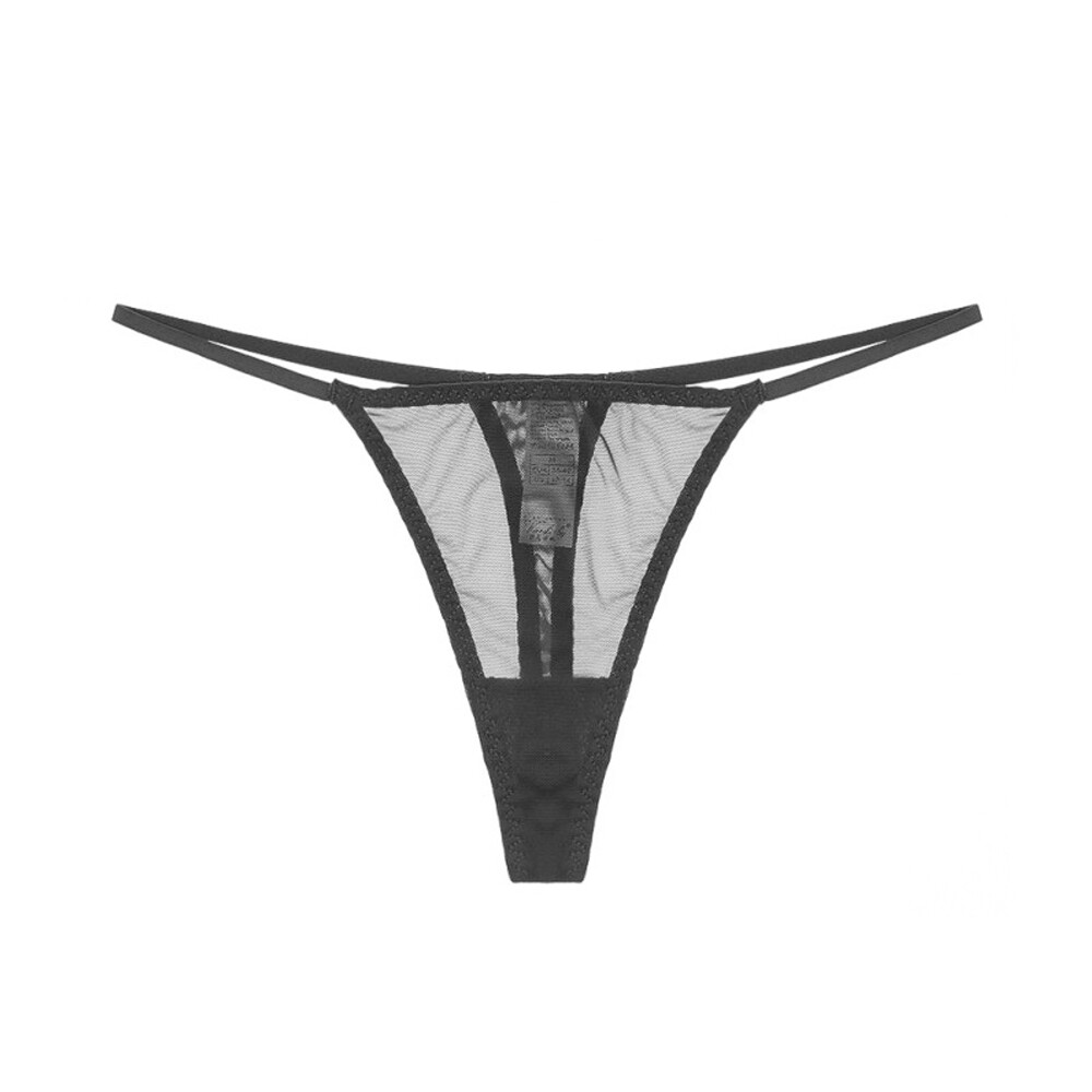 Young Lady Bra Set Sexy Unpadded Lingerie See-through Plus Size Bras Thong Panty
