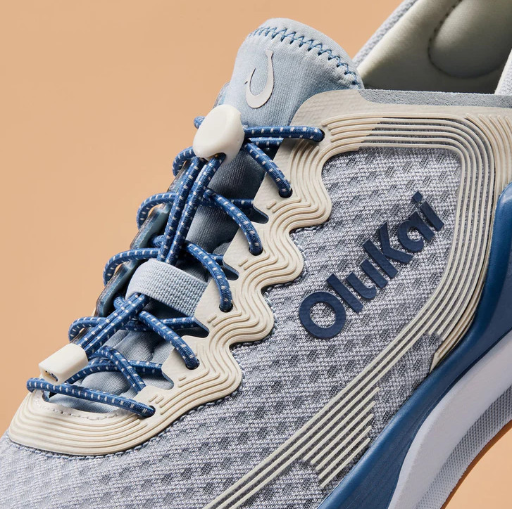 NEW SEAL OluKai Ahi Men’s Performance Marine Shoes Blue Pearl White Sand Fishing