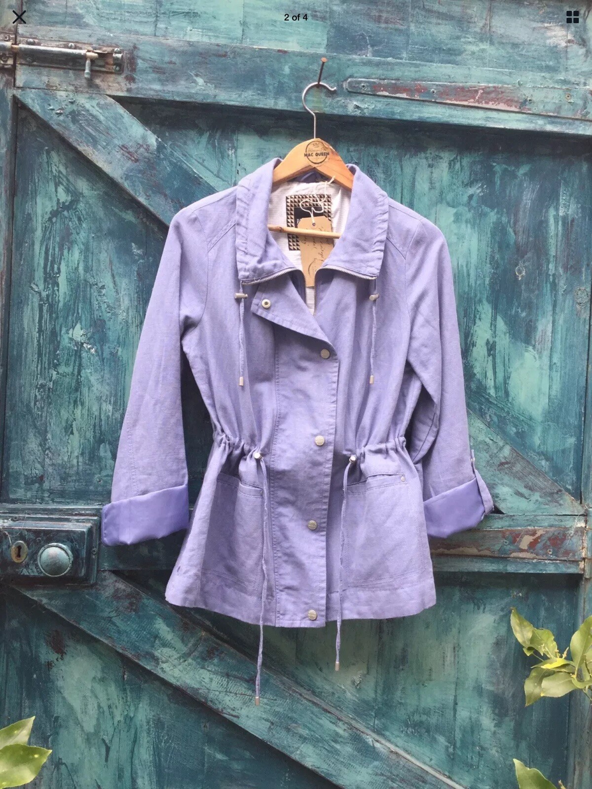 WOMENS PARKER COAT ANORAK DESIGNER VINTAGE VGC WORN ON FILM INC UK PP