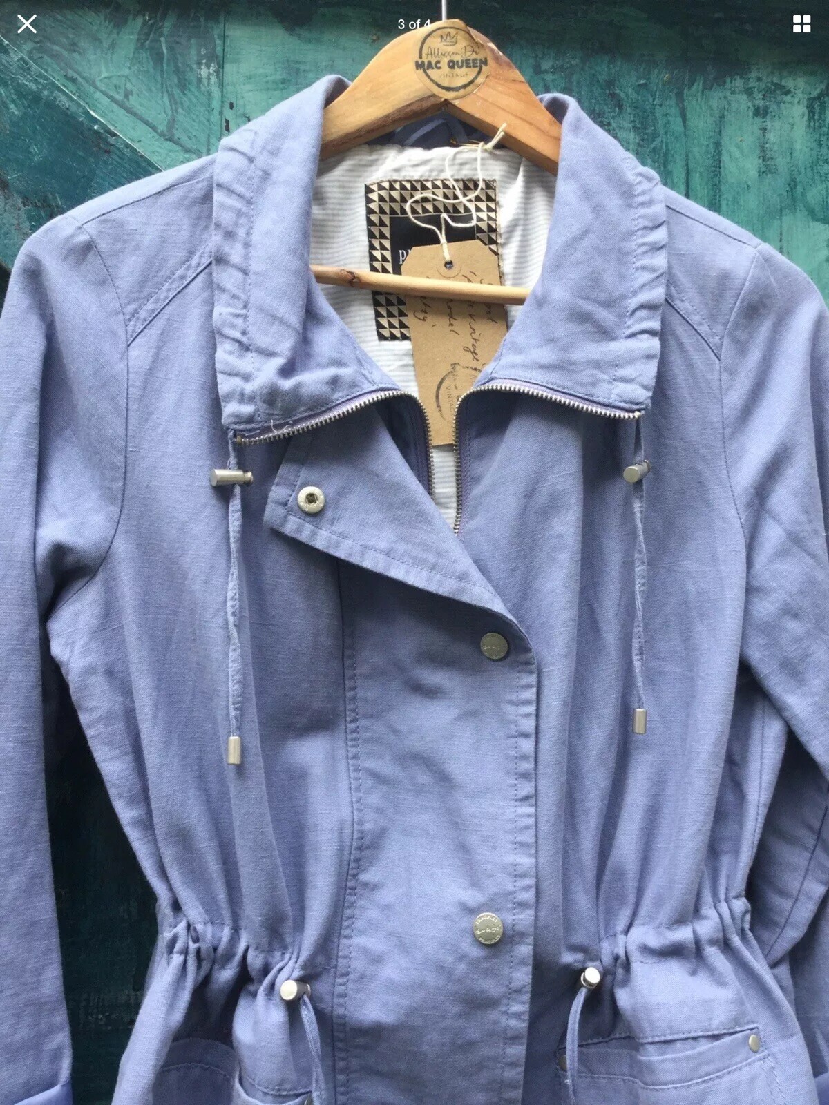 WOMENS PARKER COAT ANORAK DESIGNER VINTAGE VGC WORN ON FILM INC UK PP